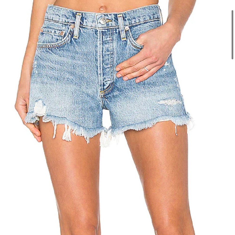 AGOLDE denim shorts